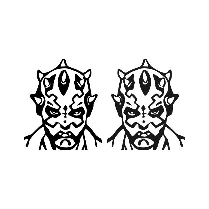 Darth Maul Stickers – Star Wars Sith Decals (2-Pack)