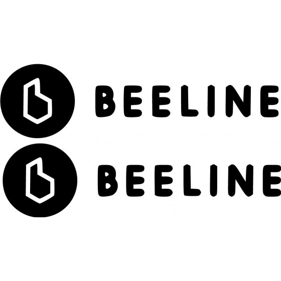 2x Beeline Logo Die Cut...
