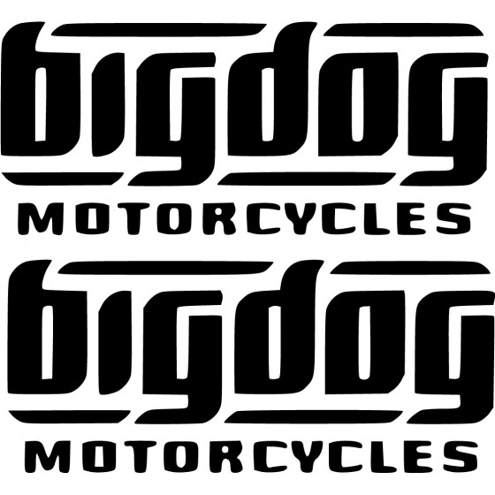 2x Big Dog Motor Die Cut...