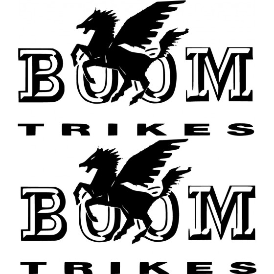 Boom Trikes Logo Die Cut...