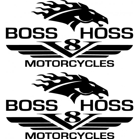 Boss Hoss Die Cut Stickers...