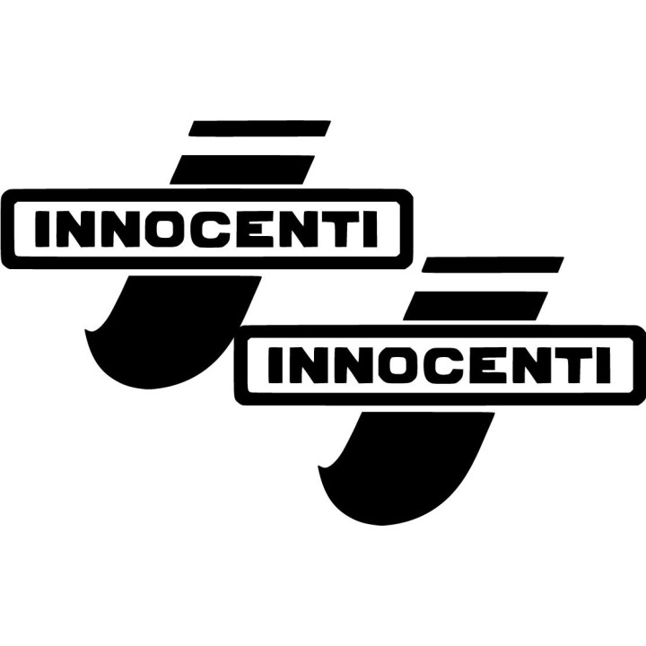 Lambretta Innocenti Die Cut Logo Stickers Decals - DecalsHouse