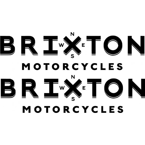 Brixton Logo Die Cut...