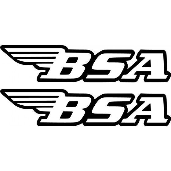 Bsa Logo Die Cut Outline...