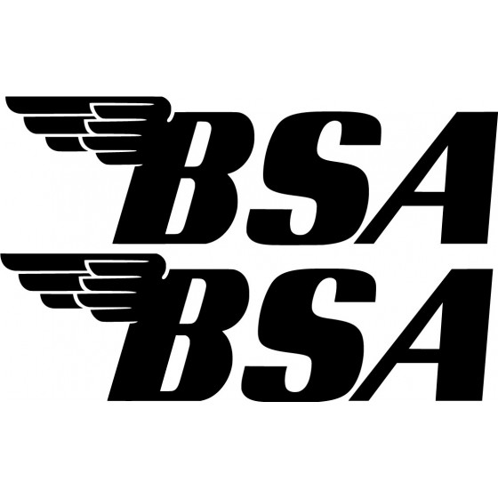 Bsa Logo Die Cut Stickers...