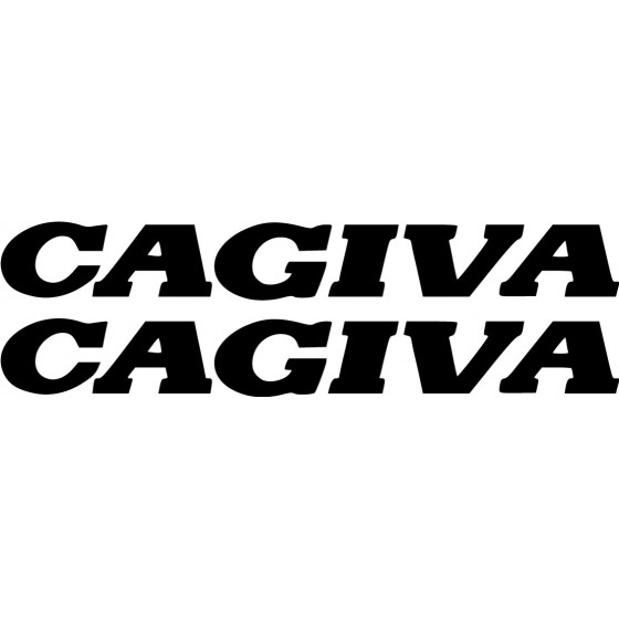 2x Cagiva Logo Lettering...