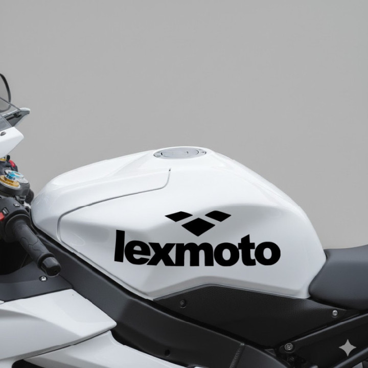 Lexmoto Die Cut Style 3 Stickers Decals - DecalsHouse