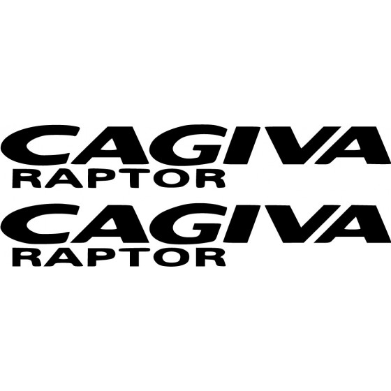 2x Cagiva Raptor Lettering...
