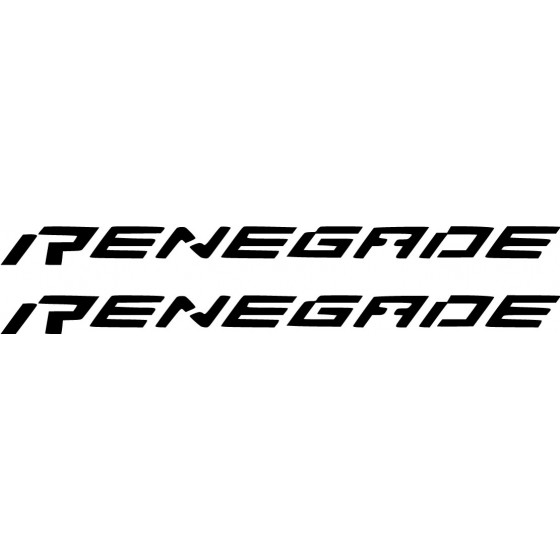 Can Am Renegade Lettering...