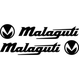Malaguti Logo Die Cut Style 2 Stickers Decals - DecalsHouse
