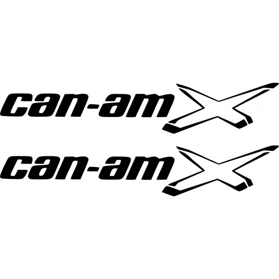 Can Am X Logo Die Cut Style...