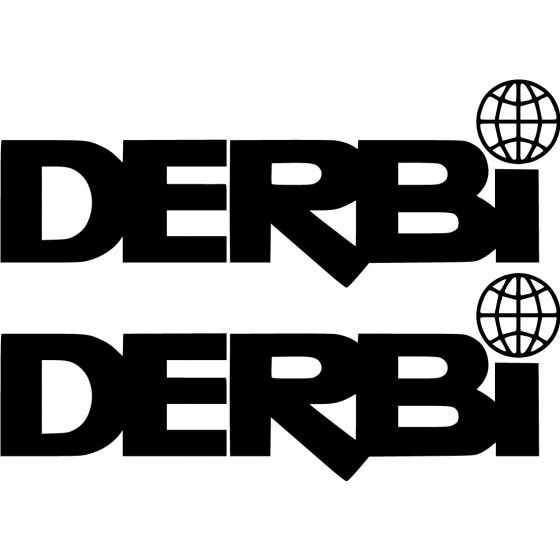 2x Derbi Logo Die Cut...
