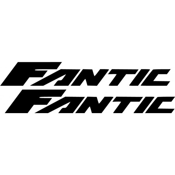 2x Fantic Logo Die Cut...