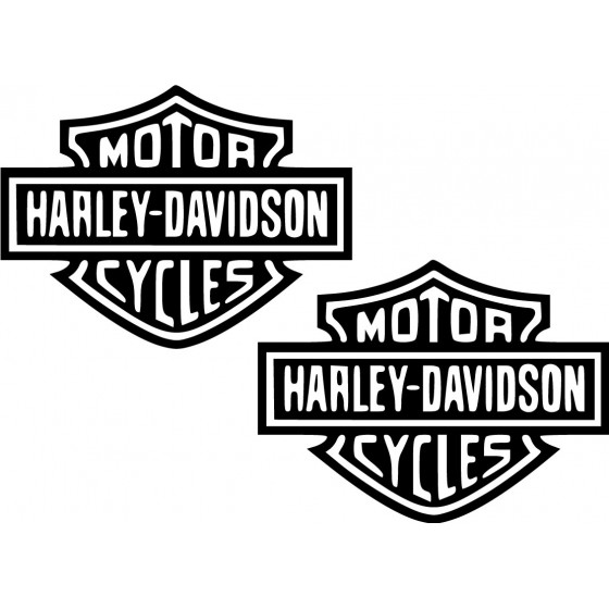 2x Harley Davidson Logo Die...