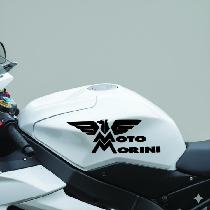 Moto Morin Logo Die Cut Style 2 Stickers Decals - DecalsHouse
