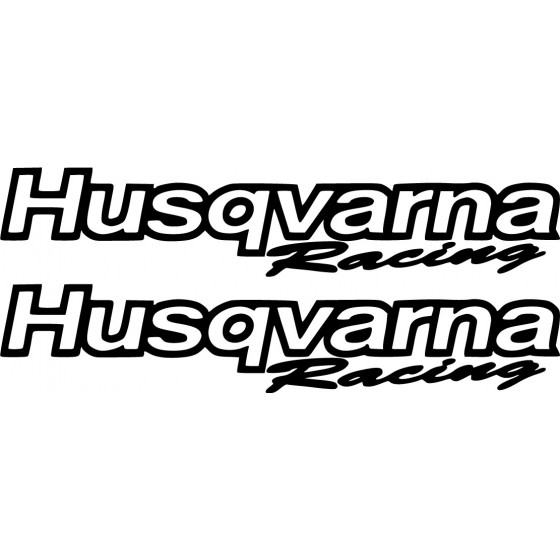 2x Husqvarna Racing Die Cut...