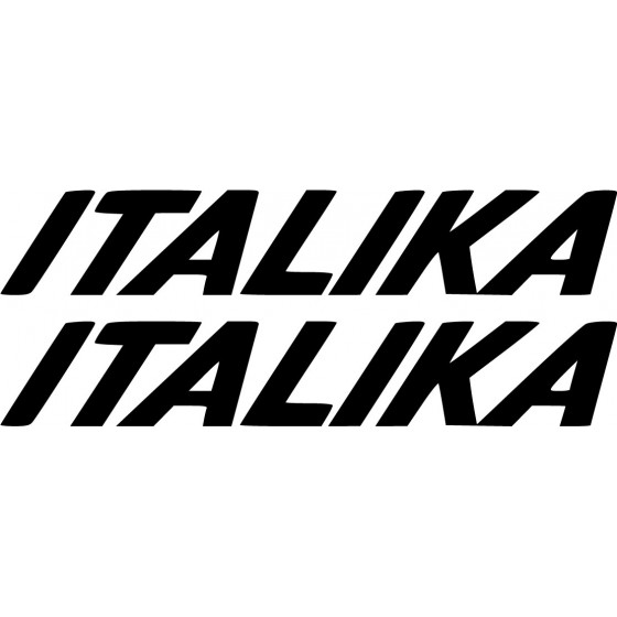 Italika Logo Lettering Die...