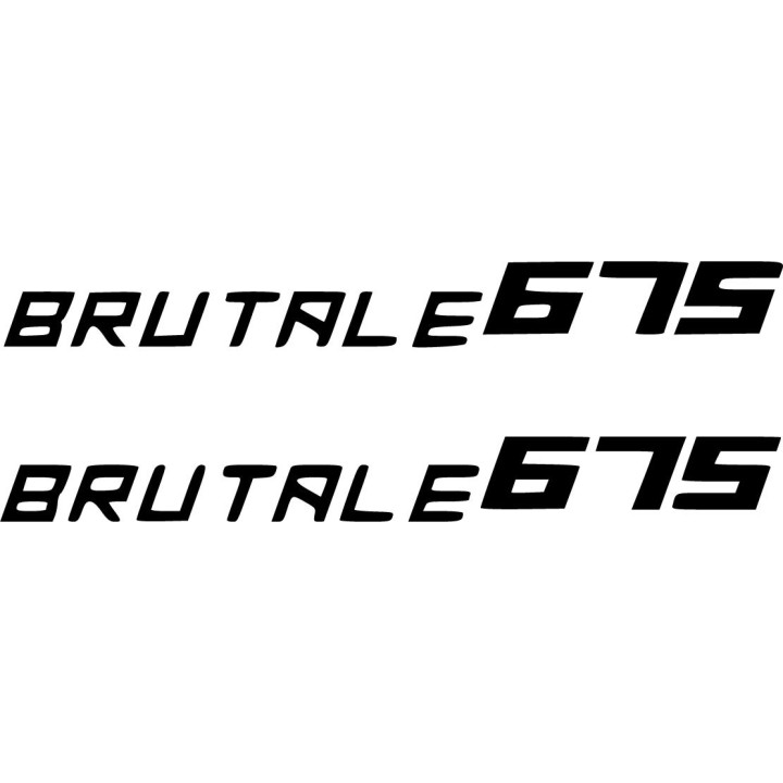 Mv Agusta Brutale 675 Die Cut Style 2 Stickers Decals - DecalsHouse