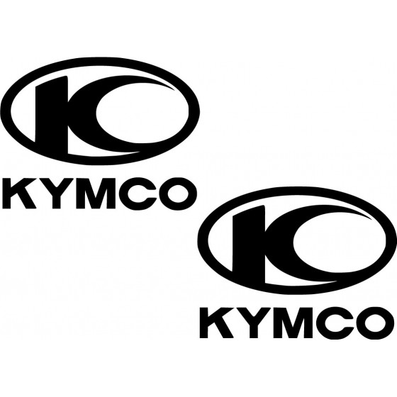 2x Kymco Logo Die Cut Style...