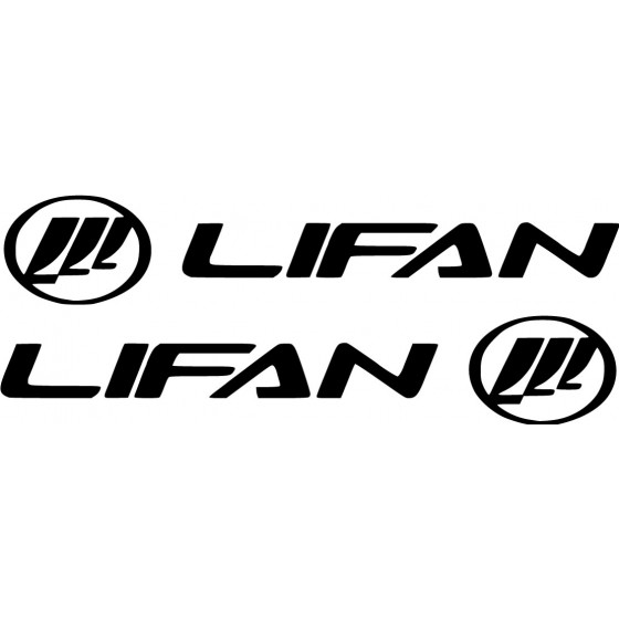 2x Lifan Logo Die Cut Style...
