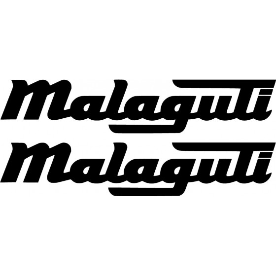 2x Malaguti Logo Die Cut...