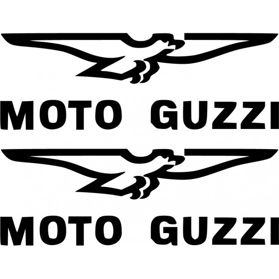 2x Moto Guzzi Logo Die Cut...