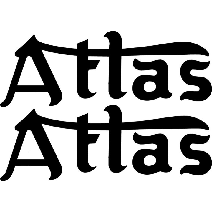 Norton Atlas Die Cut Stickers Decals - DecalsHouse