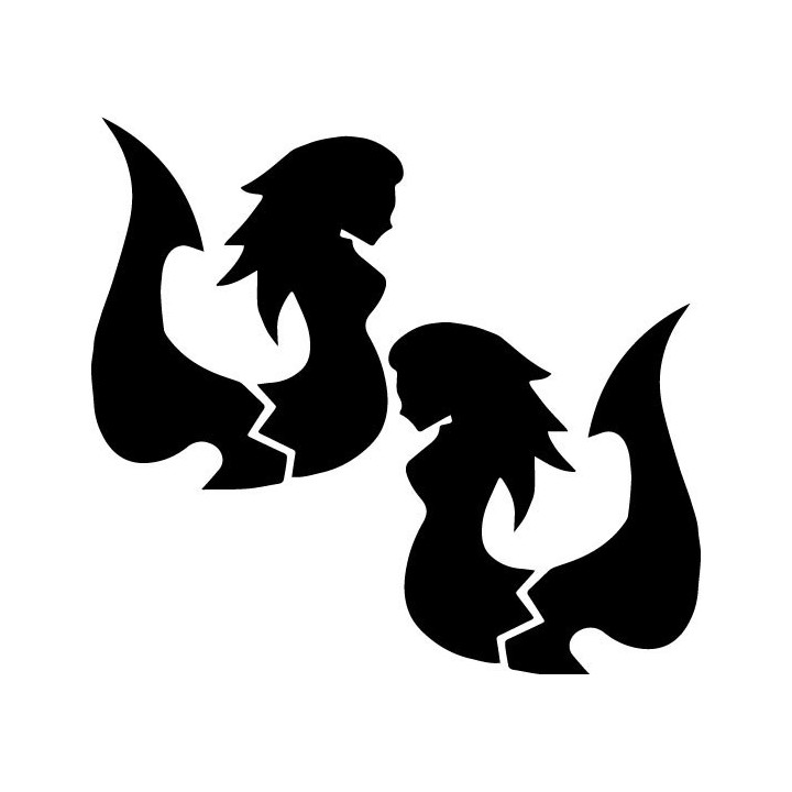 Fairy Tail Lamia Scale Guild Stickers – Anime Decals (2-Pack)