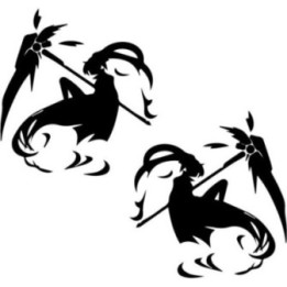 Fate Testarossa Stickers – Nanoha Anime Decals (2-Pack)