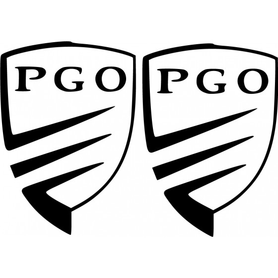 2x Pgo Logo Die Cut...