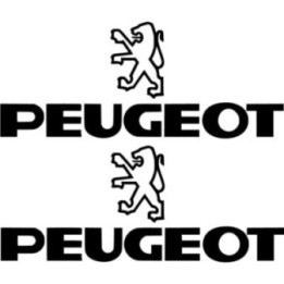 Peugeot Logo Die Cut Lettering Stickers Decals - DecalsHouse