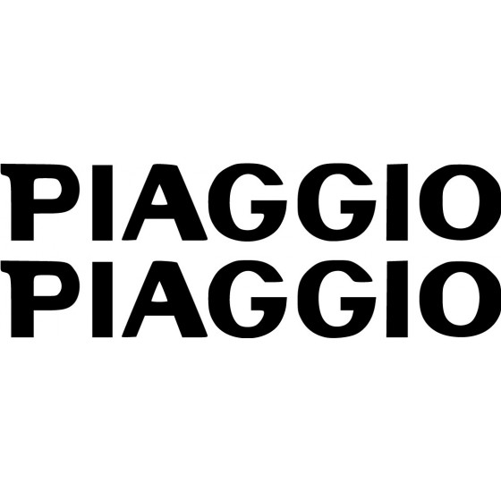 Piaggio Logo Lettering Die...