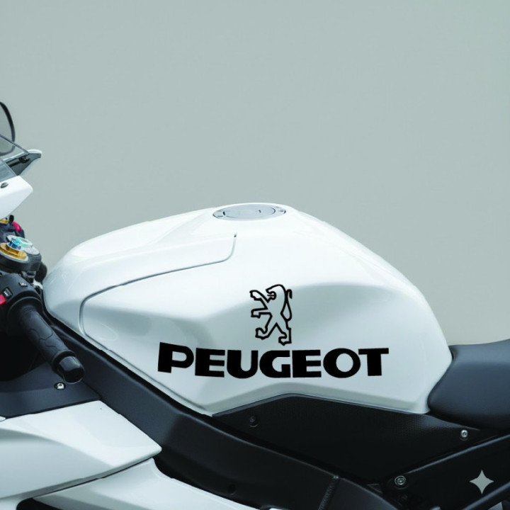Peugeot Logo Die Cut Lettering Stickers Decals - DecalsHouse