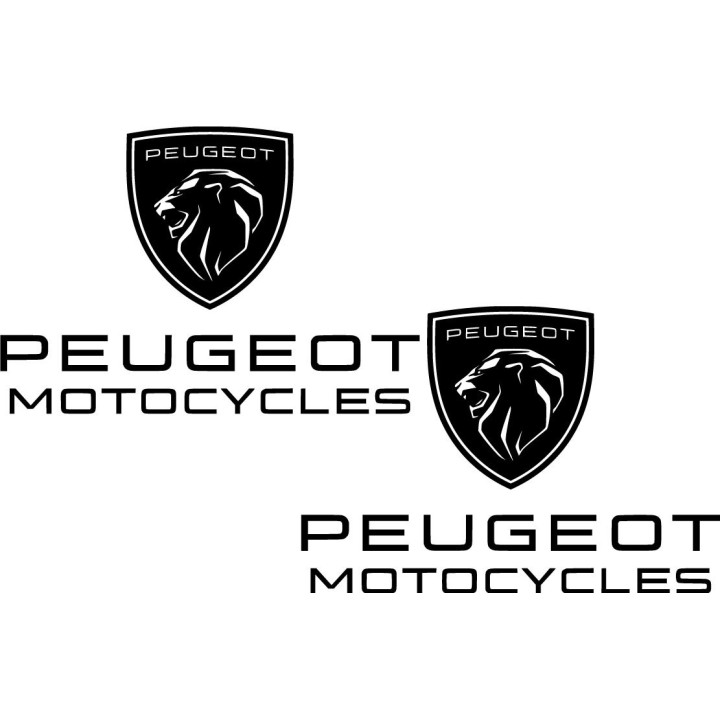 Peugeot Logo Die Cut Lettering Style 2 Stickers Decals - DecalsHouse