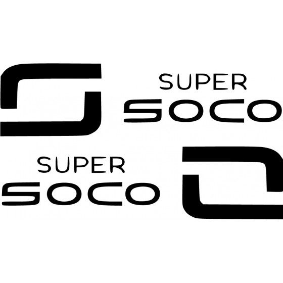 2x Vmoto Logo Super Soco...