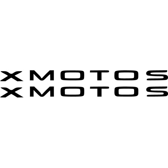 Xmotos Die Cut Stickers Decals