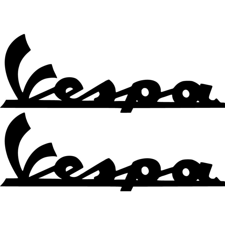 Piaggio Vespa Logo Die Cut Stickers Decals - DecalsHouse