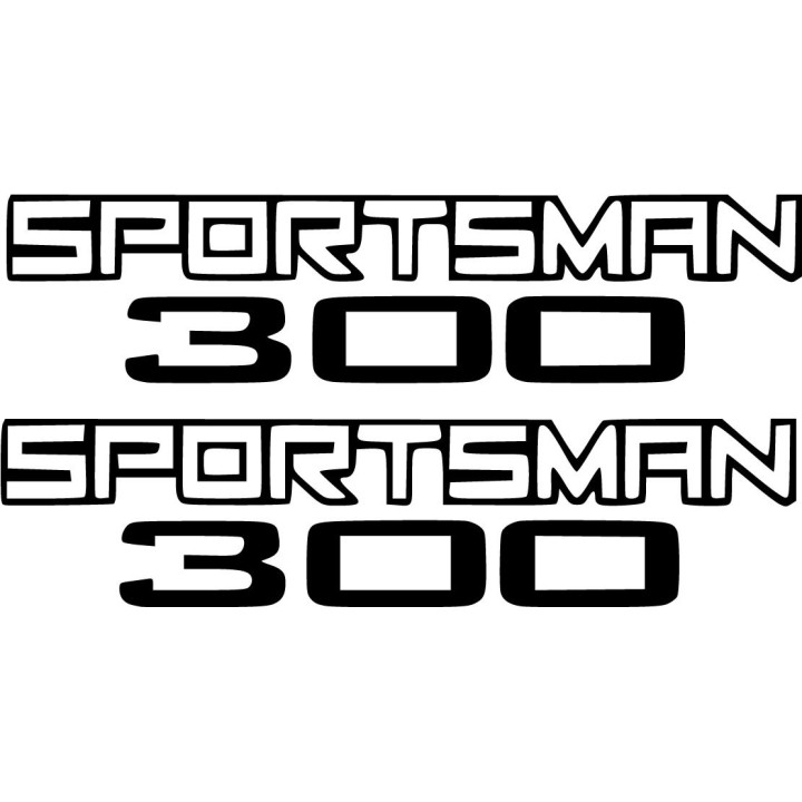 Polaris Sportsman 300 Die Cut Stickers Decals - DecalsHouse