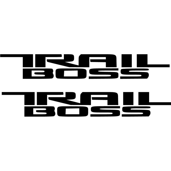 Polaris Trail Boss Die Cut Stickers Decals - DecalsHouse