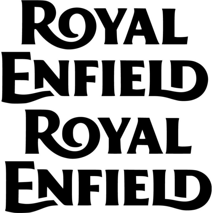 Royal Enfield Motorcycle Stickers – Bullet Himalayan Meteor Decals (2-Pack)