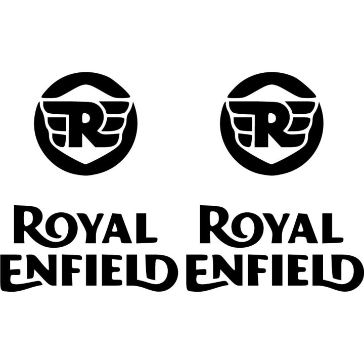 Royal Enfield Logo Die Cut Style 2 Stickers Decals - DecalsHouse
