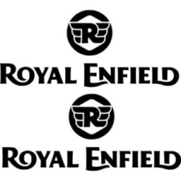 Royal Enfield Logo Die Cut Style 3 Stickers Decals - DecalsHouse