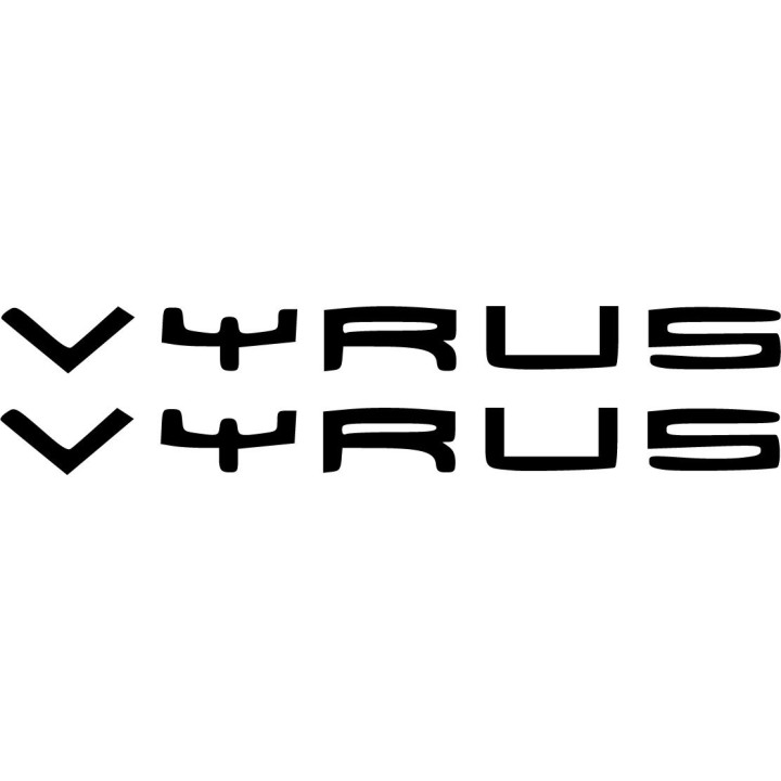 Vyrus Logo Die Cut Style 3 Stickers Decals - DecalsHouse