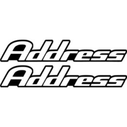 Suzuki Address Stickers – Scooter Side Panel Vinyl Decals