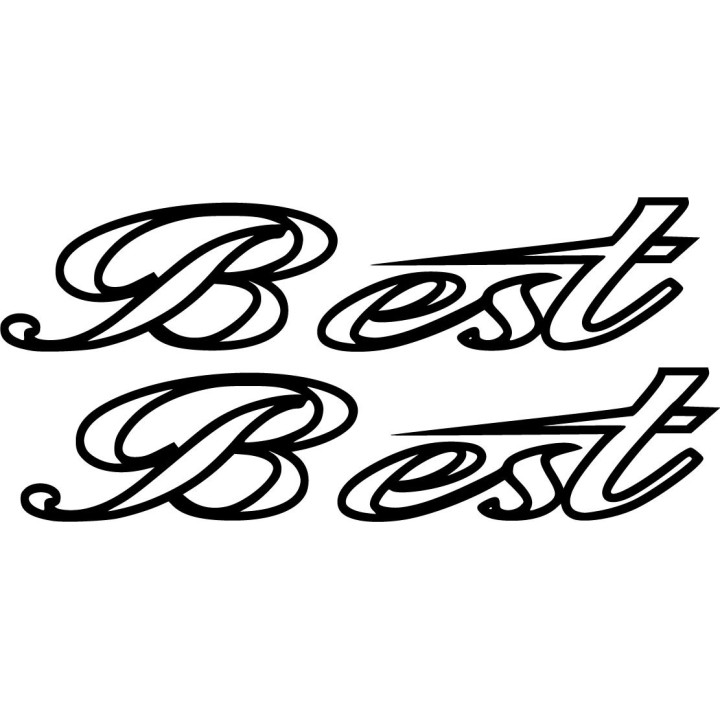 Suzuki Best 125 Die Cut Stickers Decals - DecalsHouse