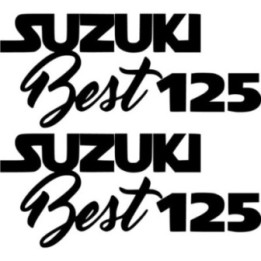 Suzuki Best 125 Die Cut Style 2 Stickers Decals - DecalsHouse