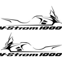 Suzuki V-Strom DL1000 Stickers – Adventure Tourer Motorcycle Decals (2-Pack)