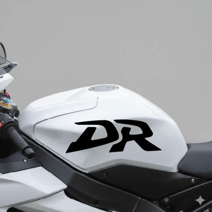 Suzuki DR Dual Sport Stickers Style 2 – Motorcycle Decals (2-Pack)