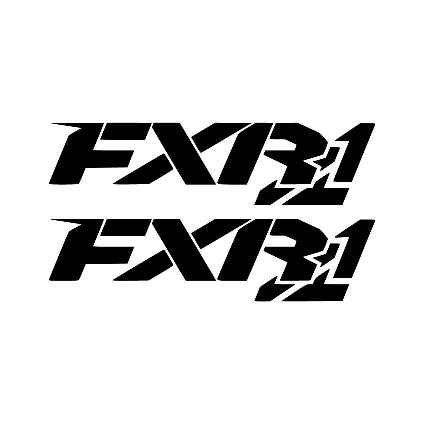 Suzuki Fxr Number 1 Die Cut Stickers Decals - DecalsHouse