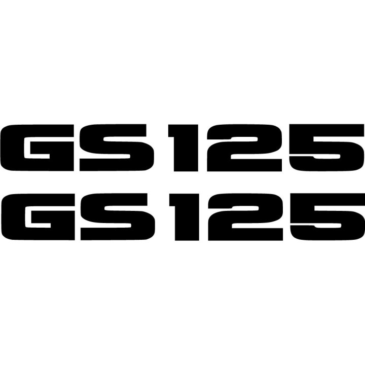 Suzuki Gs 125 Die Cut Style 4 Stickers Decals - DecalsHouse